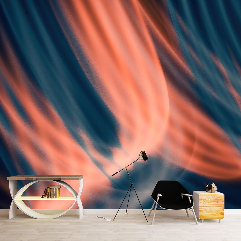 Line Abstraction Wall Covering for Home Decor, Stain Resistant, Made to Measure