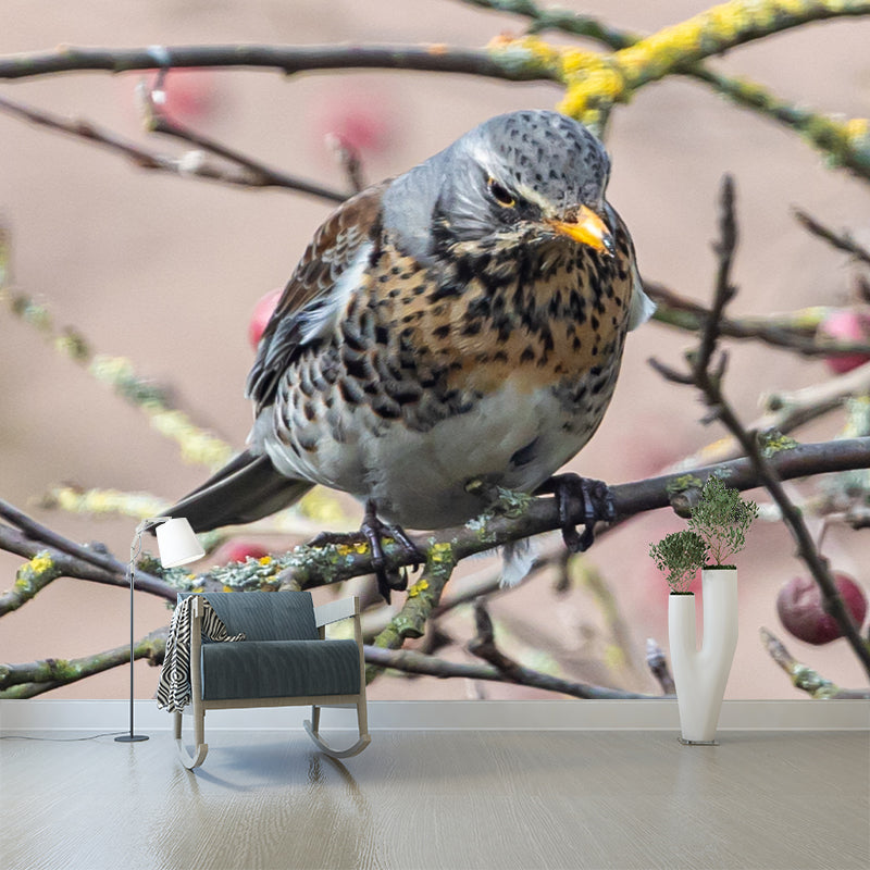 Throstle Moisture-Resistant Mural Wallpaper for Sitting Room, Customized Size Available