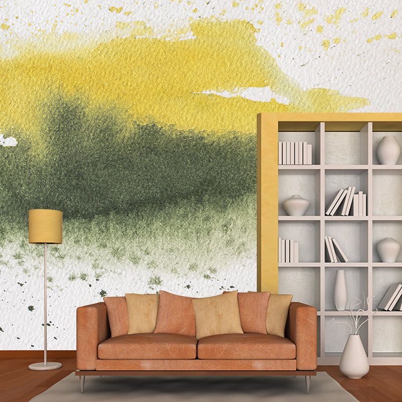 Rendering Abstraction Mural Wallpaper for Dining Room, Mildew Resistant