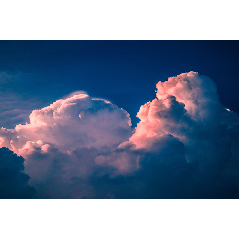 Beautiful Cloudscape Water Resistant Murals for Living Room, Customized Size Available