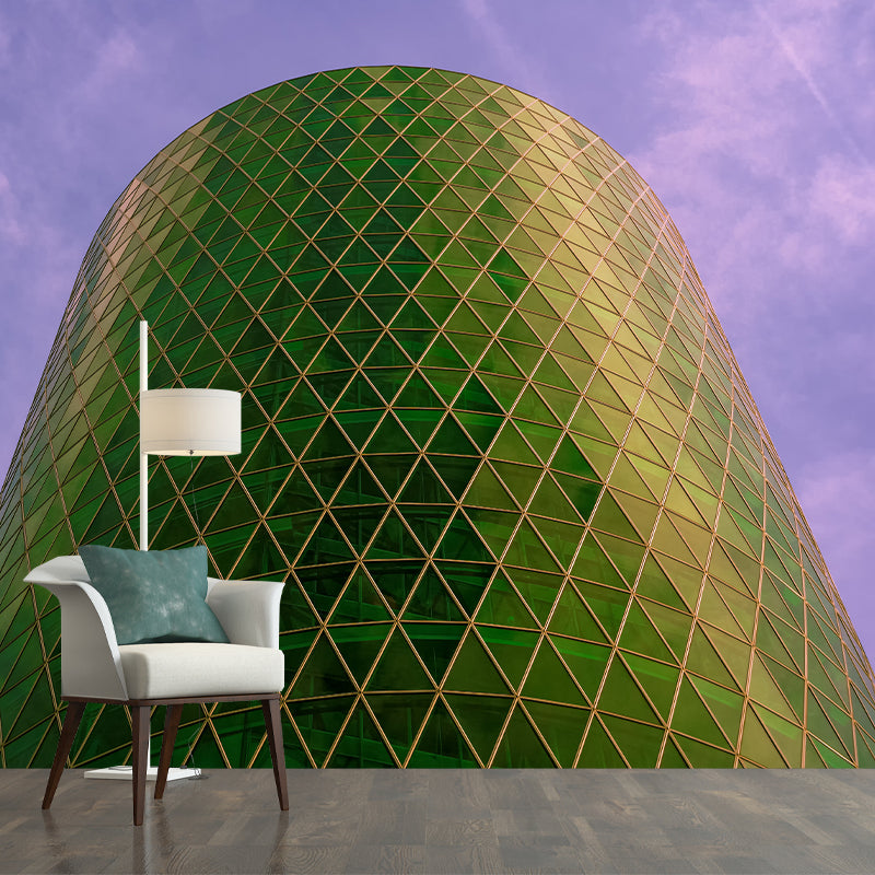 Modern City Building Mural Decal for Home Sitting Room Bedroom, Made to Measure