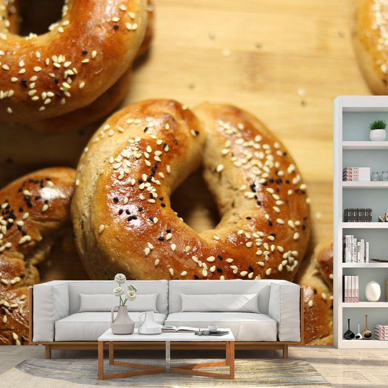 Delicious Food Mural Wallpaper for Cake Shop Wall Decor, Made to Measure