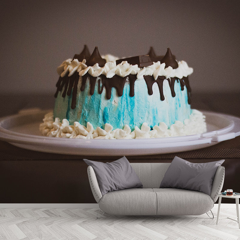 Delicious Food Mural Wallpaper for Cake Shop Wall Decor, Made to Measure