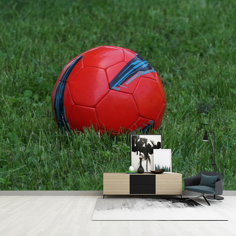 Football Sport Hobby Wall Mural Decal for Boys Bedroom, Customized Size Available