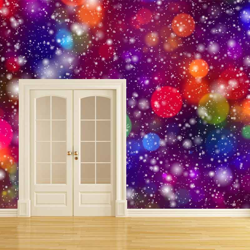 Contemporary Eco-friendly Bokeh Mural Wall Covering for Living Room Decor