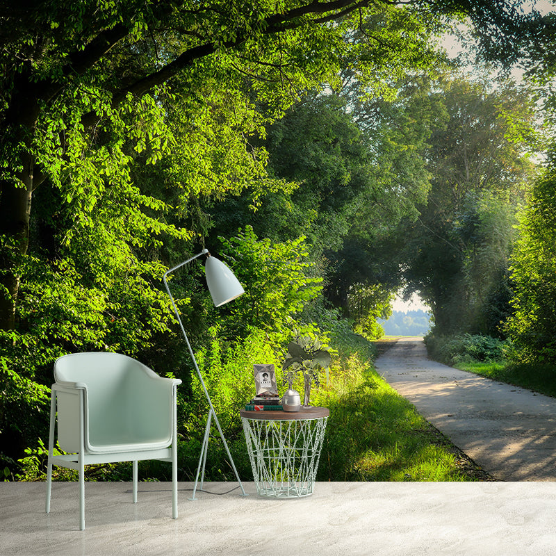 Contemporary Moisture Resistant Forest Mural Wall Covering for Kitchen Wall Decor