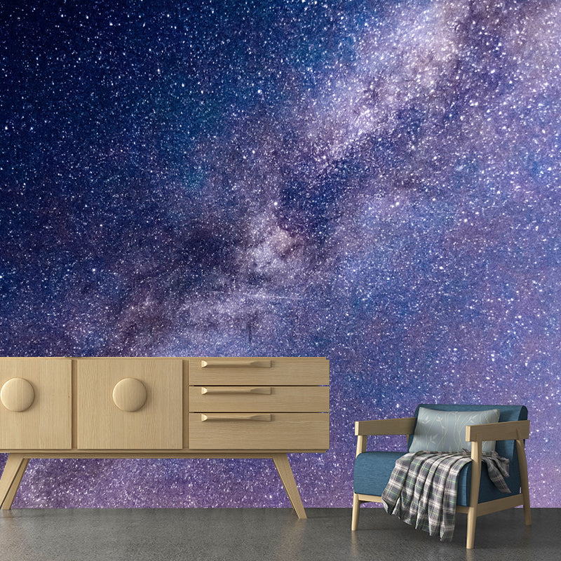 Mysterious Outer Space Wall Covering for Living Room Water Resistant Wall Decor