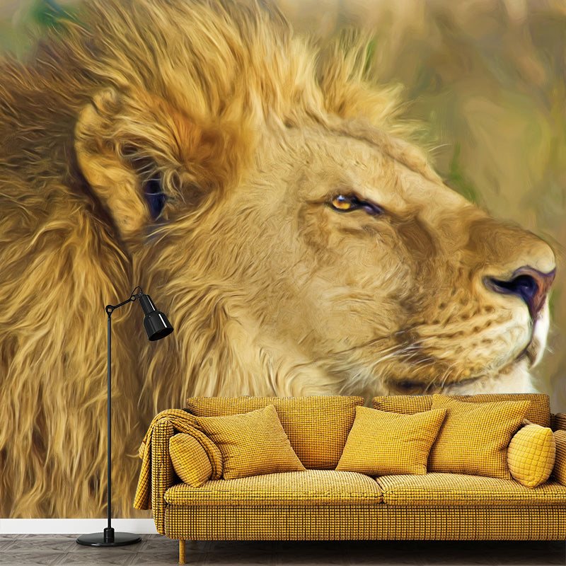 Jungle Animals Mural Wallpaper for Sitting Room Decoration, Made to Measure