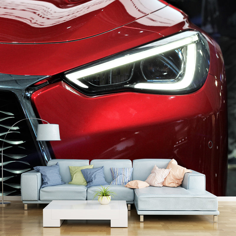 Car Mural for Boy's Bedroom Cool Wall Art, Moisture Resistant, Made to Measure