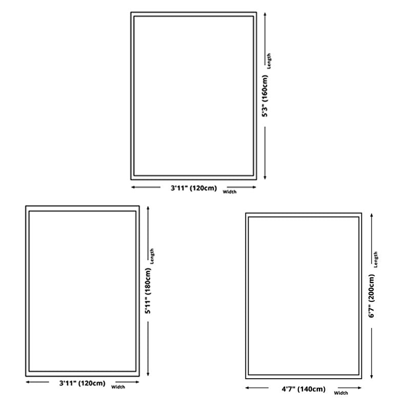 Geometric Indoor Rug Patchwork Modern Area Rug Polyester Living Room Carpet with Non-Slip Backing