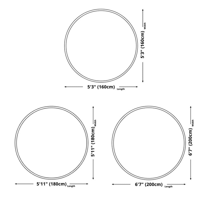 Round Graphic Print Rug Creative Area Carpet Polyester Non-Slip Backing Carpet for Home Decoration