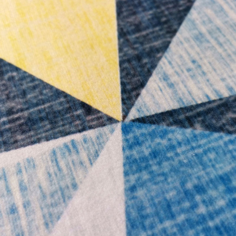 Minimalist Geometry Pattern Rug Polyester Carpet Washable Indoor Carpet for Home Decoration