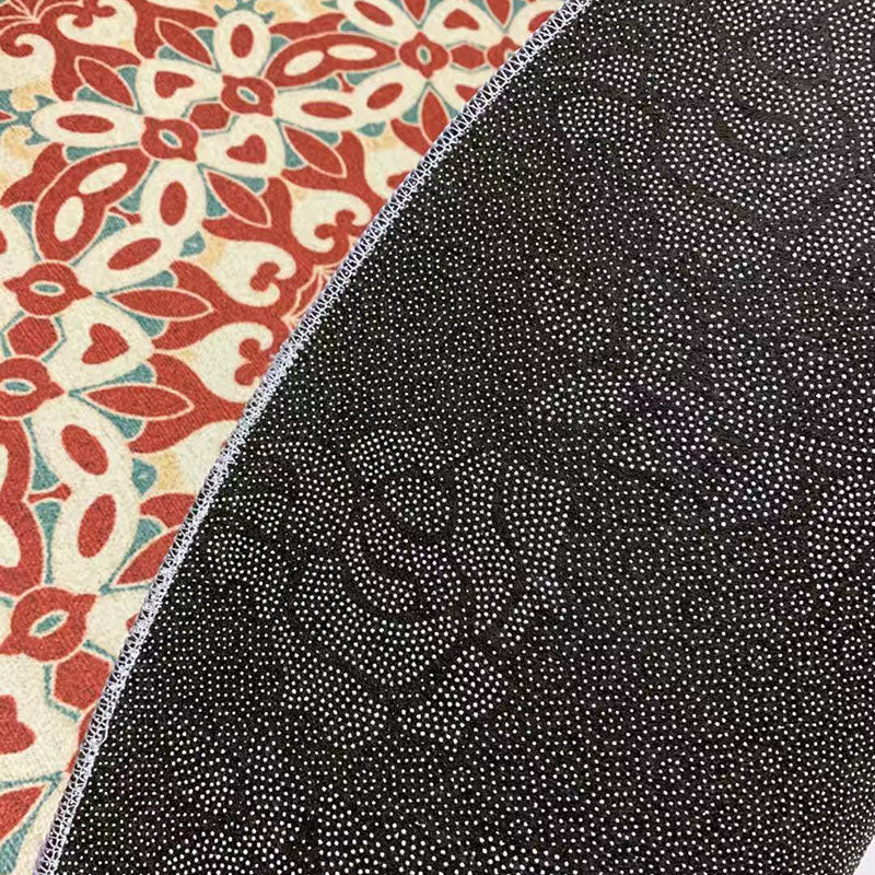 Rug de fantaisie Maroc Americana Imprimer la zone polyester tapis lavable de soins faciles pour le salon