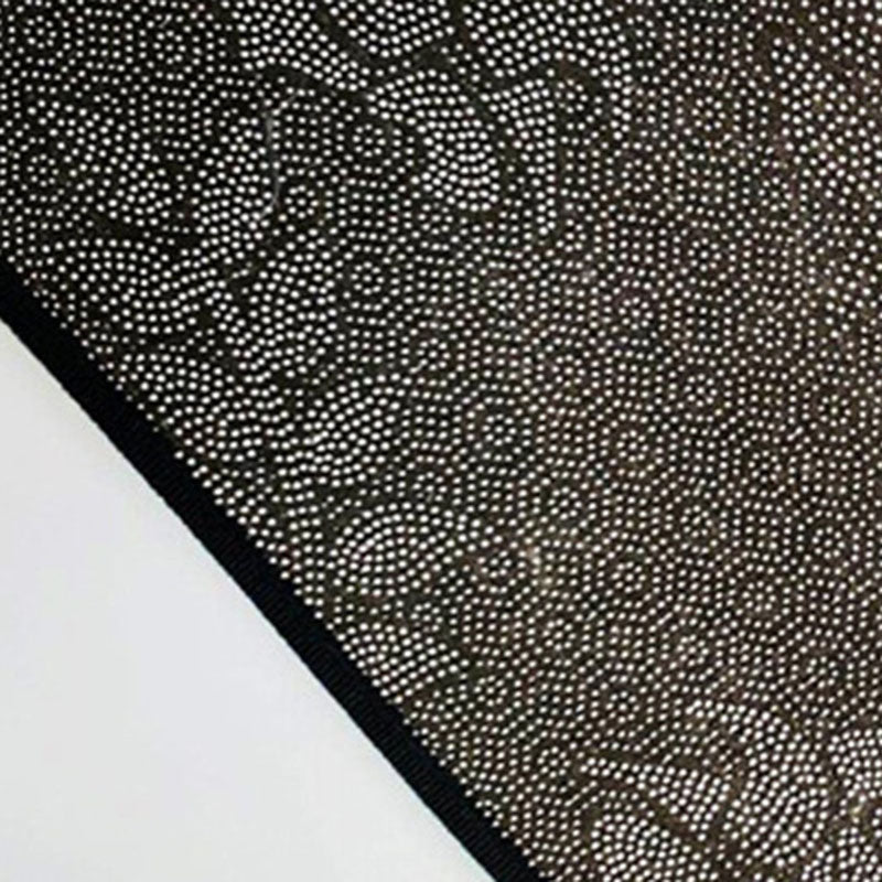 Modern Living Room Area Rug Blue Geometric Pattern Area Carpet Polyester Anti-Slip Rug