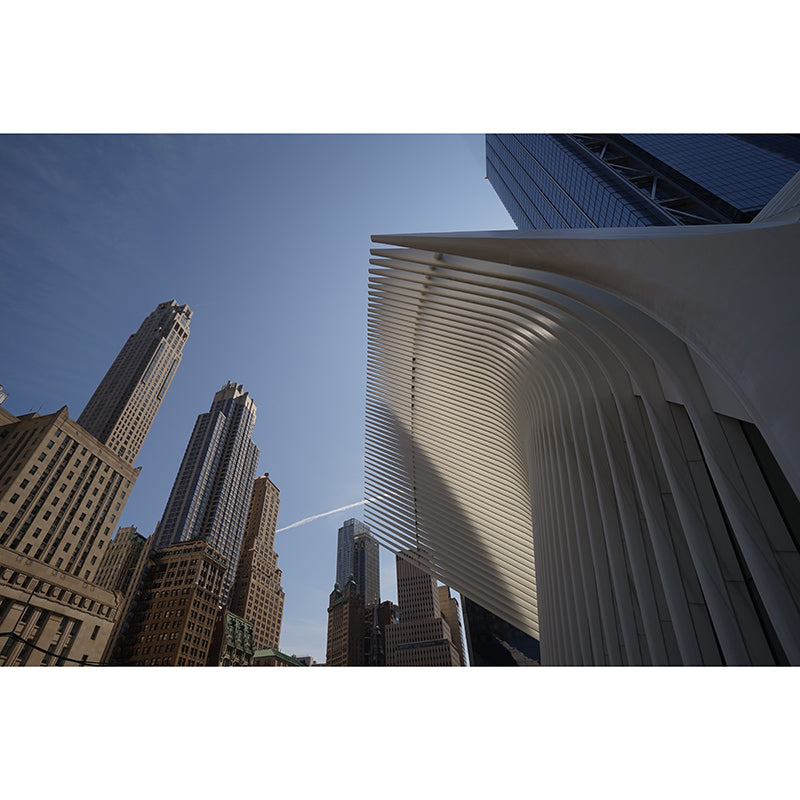 New York City Architecture Murals Contemporary Wall Covering for Sitting Room