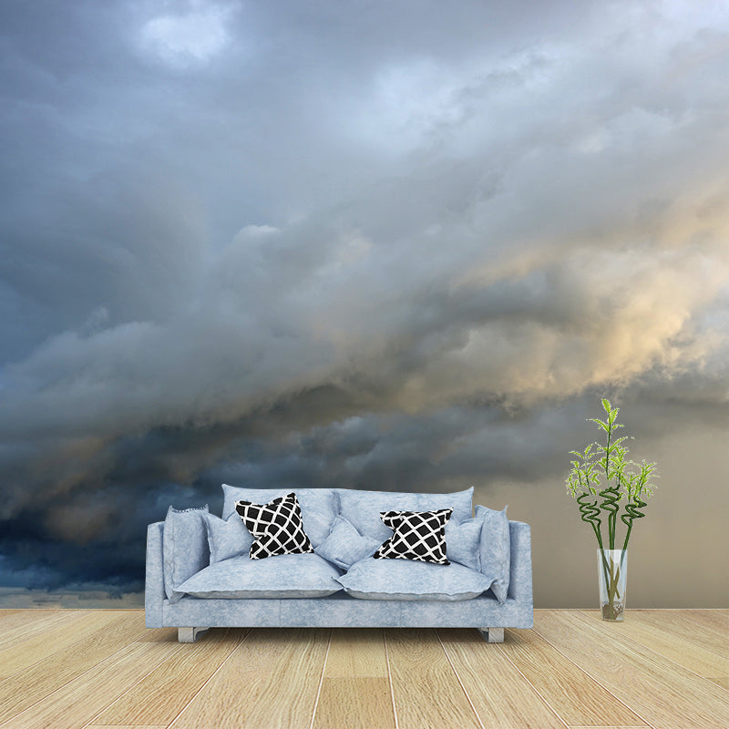 Clear Sky Scenery Mural Contemporary Home Decor for Sitting Room, Waterproofing