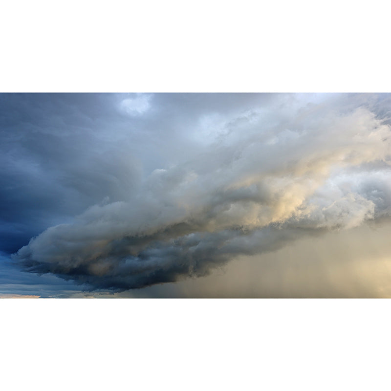 Clear Sky Scenery Mural Contemporary Home Decor for Sitting Room, Waterproofing