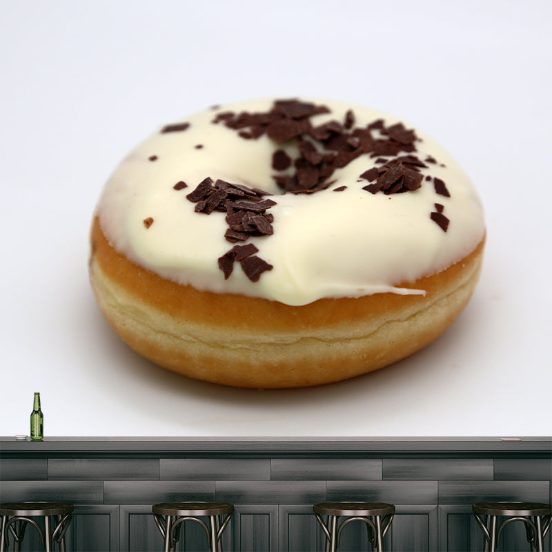 Sweet Donut Mural Wallpaper for Commercial Cake Shop, Custom Size Available