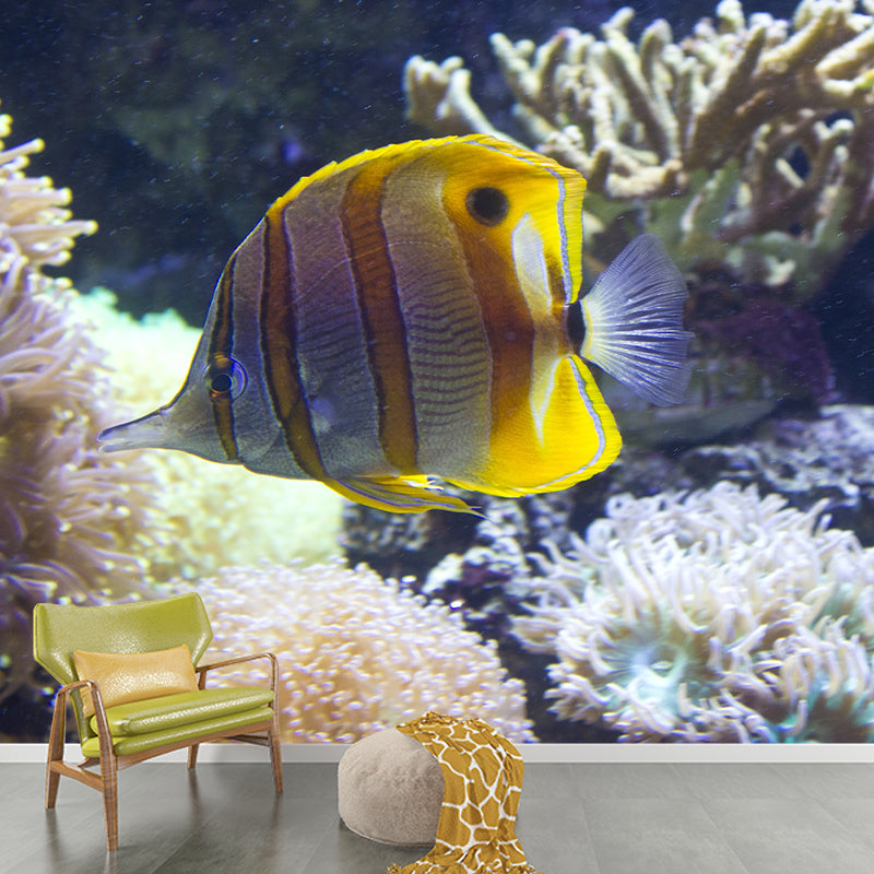 Sea Creatures Contemporary Mural Wallpaper for Home Decoration, Waterproofing