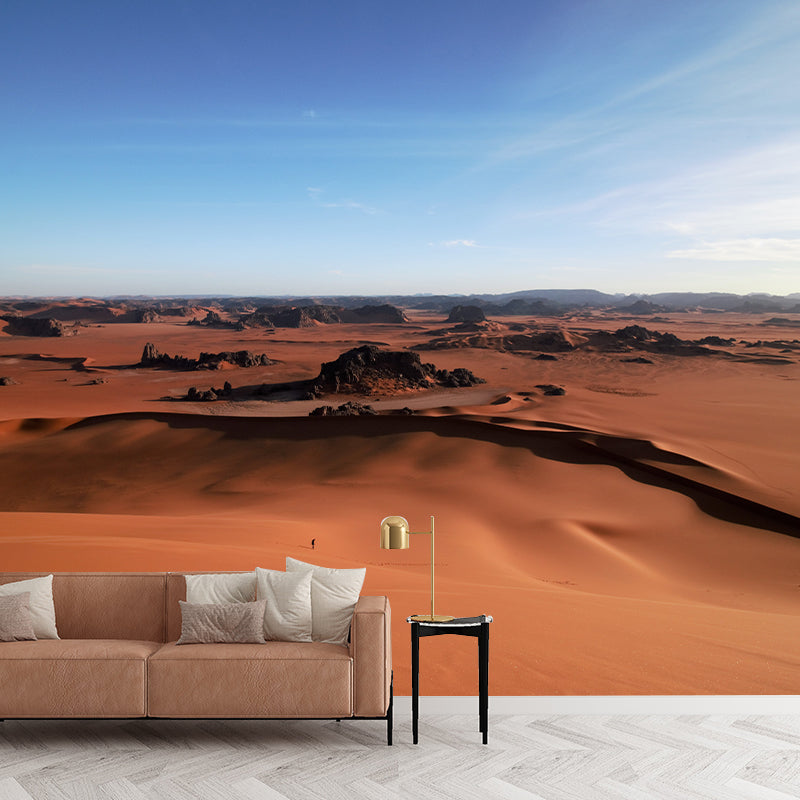 Dry Desert Scenery Wall Mural for Sitting Room, Water Resistant, Custom Size Available