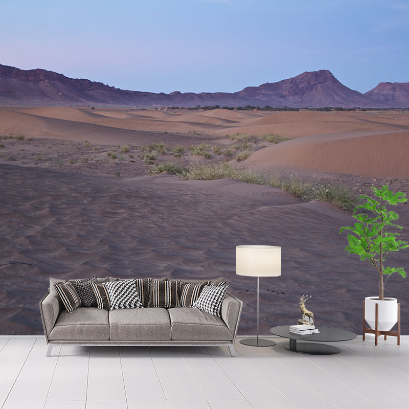 Dry Desert Scenery Wall Mural for Sitting Room, Water Resistant, Custom Size Available
