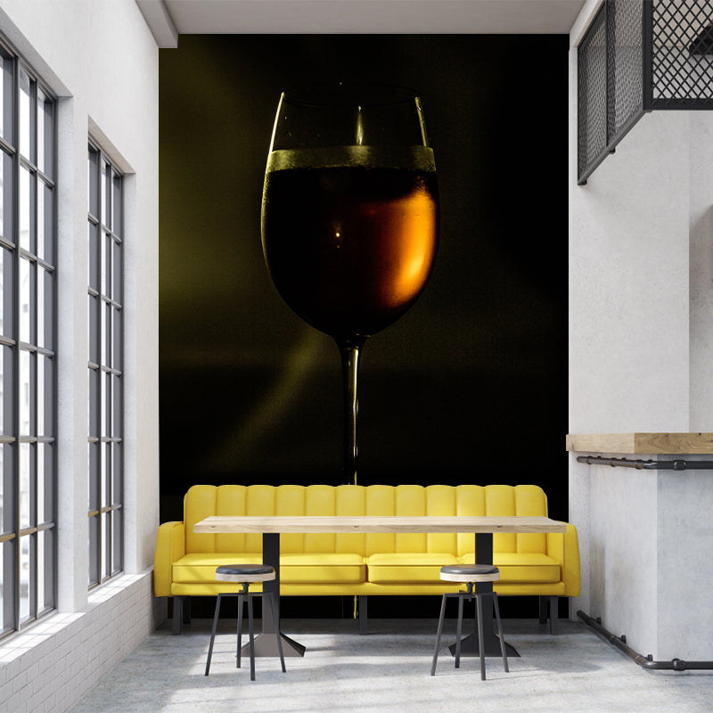 Wine Full Size Waterproofing Contemporary Wall Covering for Wine Bar, Custom Size Available