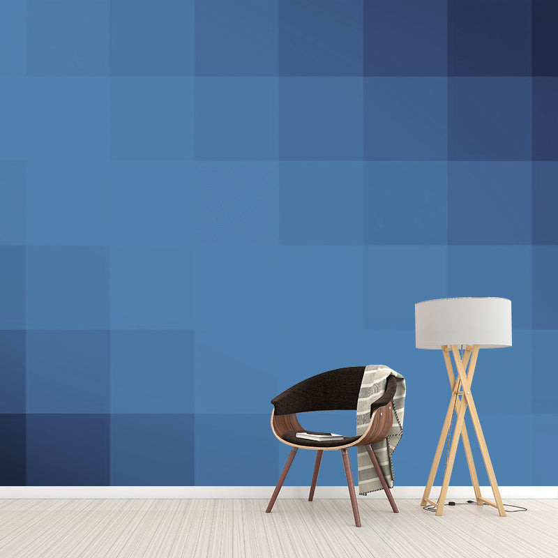 Lattice Geometry Customized Modern Wall Covering for Sleeping Room, Waterproofing