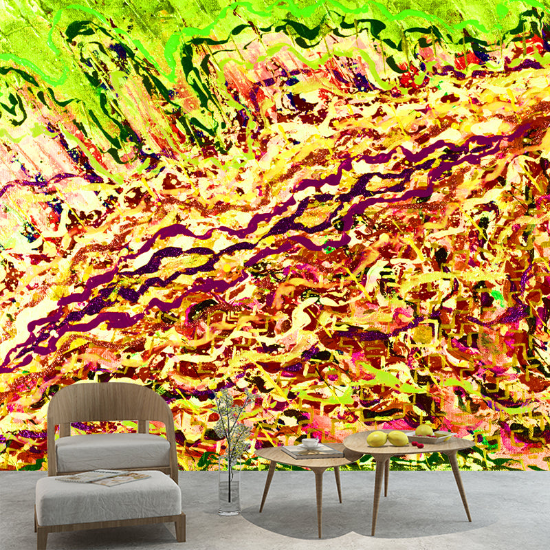 Modern Abstract Mural Stain Resistant Wall Decor for Living Room Bedroom