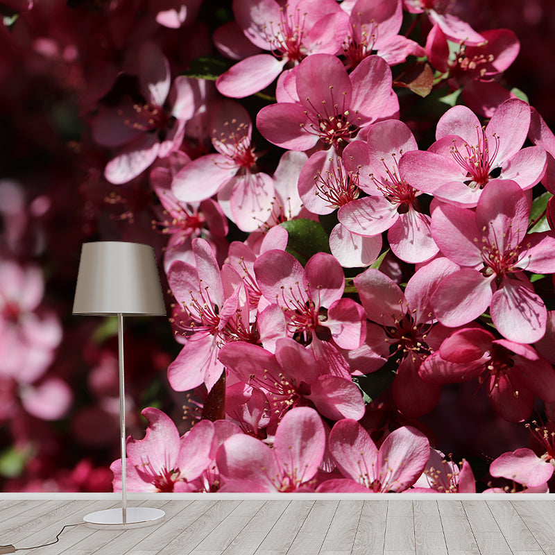 Begonia Flowers Moisture Resistant Mural Wallpaper for Gust Room Bedroom