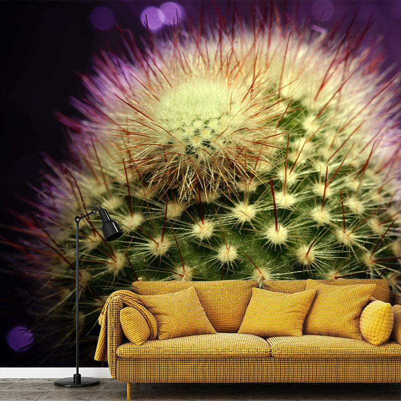 Green Plants Mural Mildew Resistant for Sitting Room Bedroom, Moisture Resistant