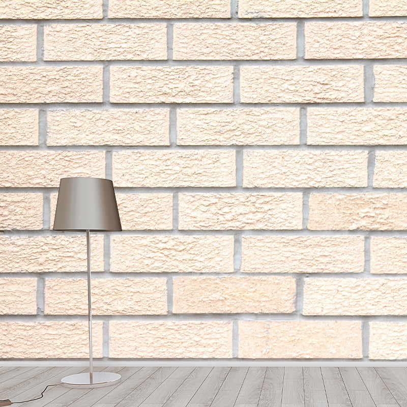 Brick Wall Style Mural Moisture Resistant Living Room Bedroom Wall Covering