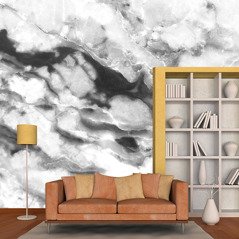 Abstract Mural Soft Color Stain Resistant Wall Art for Living Room, Water Resistant