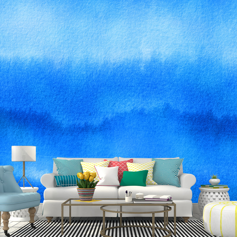 Abstract Mural Soft Color Stain Resistant Wall Art for Living Room, Water Resistant