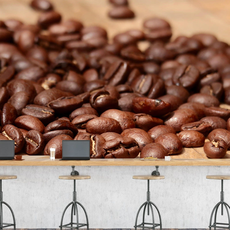 Soft Color Coffee Beans Mural Wallpaper Photography Restaurant Wall Mural
