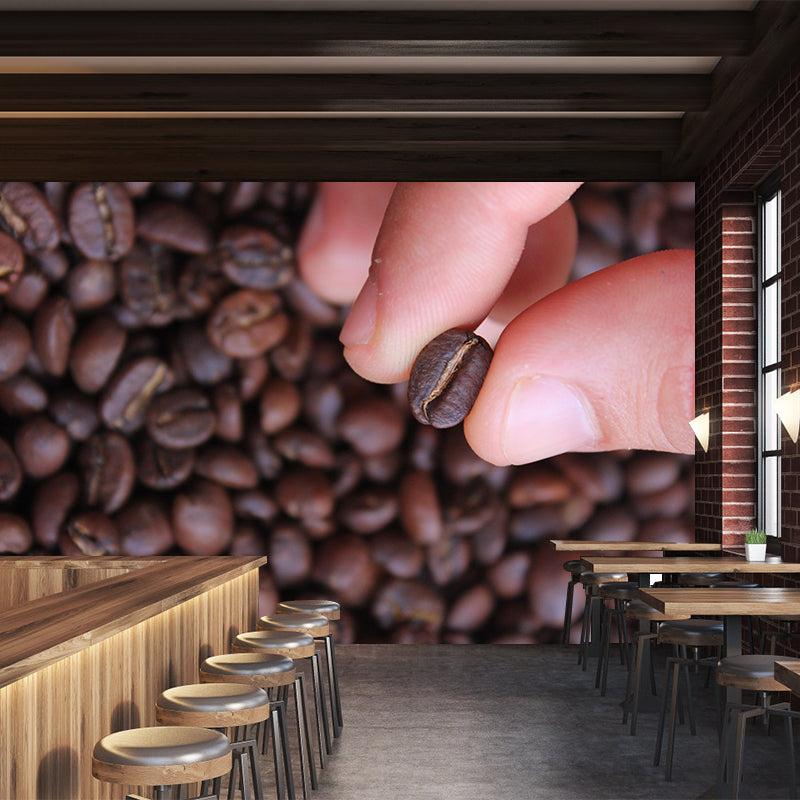 Soft Color Coffee Beans Mural Wallpaper Photography Restaurant Wall Mural