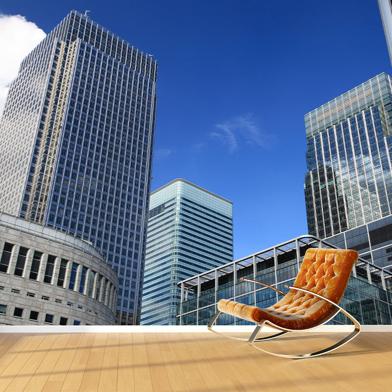 Construction Mural Wallpaper Environmental Modern Sleeping Room Decoration