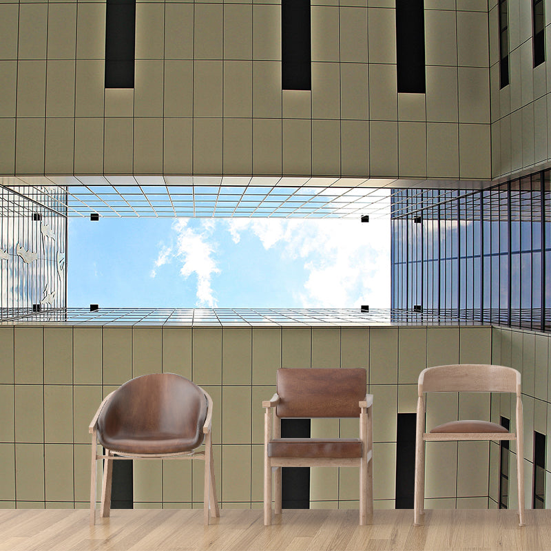 Construction Mural Wallpaper Environmental Modern Sleeping Room Decoration