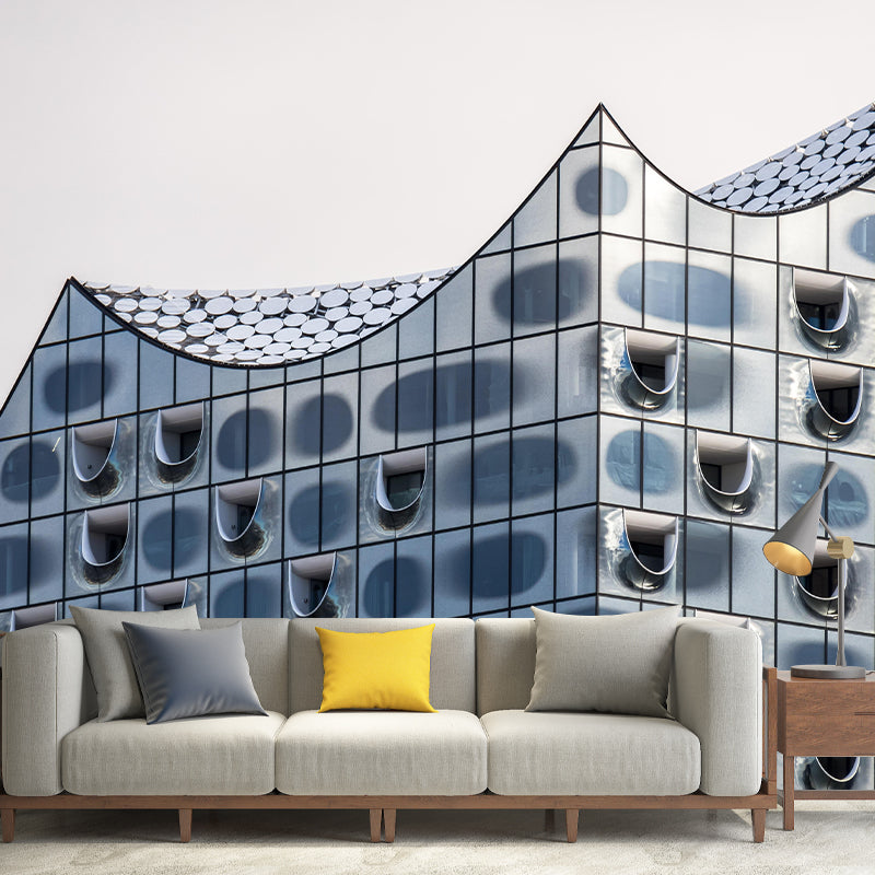 Photography Construction Mural Wallpaper Mildew Resistant Bedroom Decoration