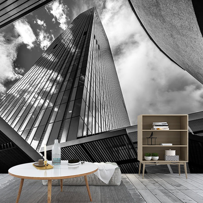 Construction Mural Wallpaper Eco-friendly Modern Living Room Decoration