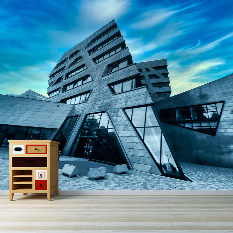 Construction Mural Wallpaper Eco-friendly Modern Living Room Decoration