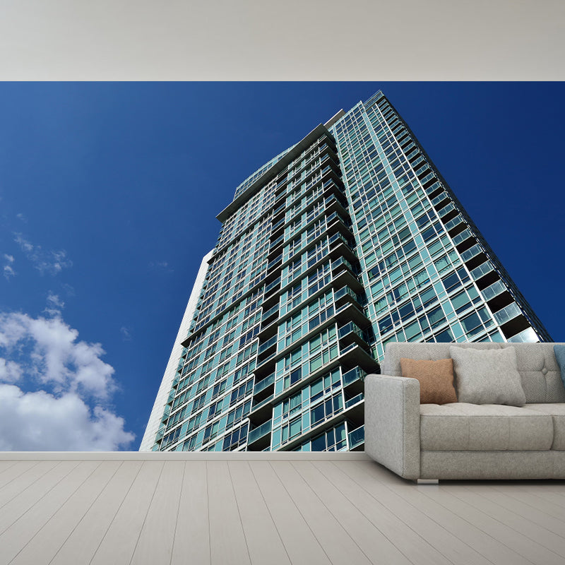 Construction Mural Wallpaper Mildew Resistant Modern Living Room Decoration