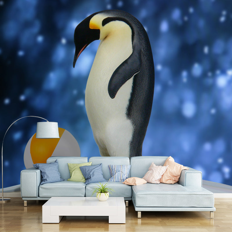 Penguin Animal Stain-Proof Wall Art for Home, Personalised Size, Waterproofing