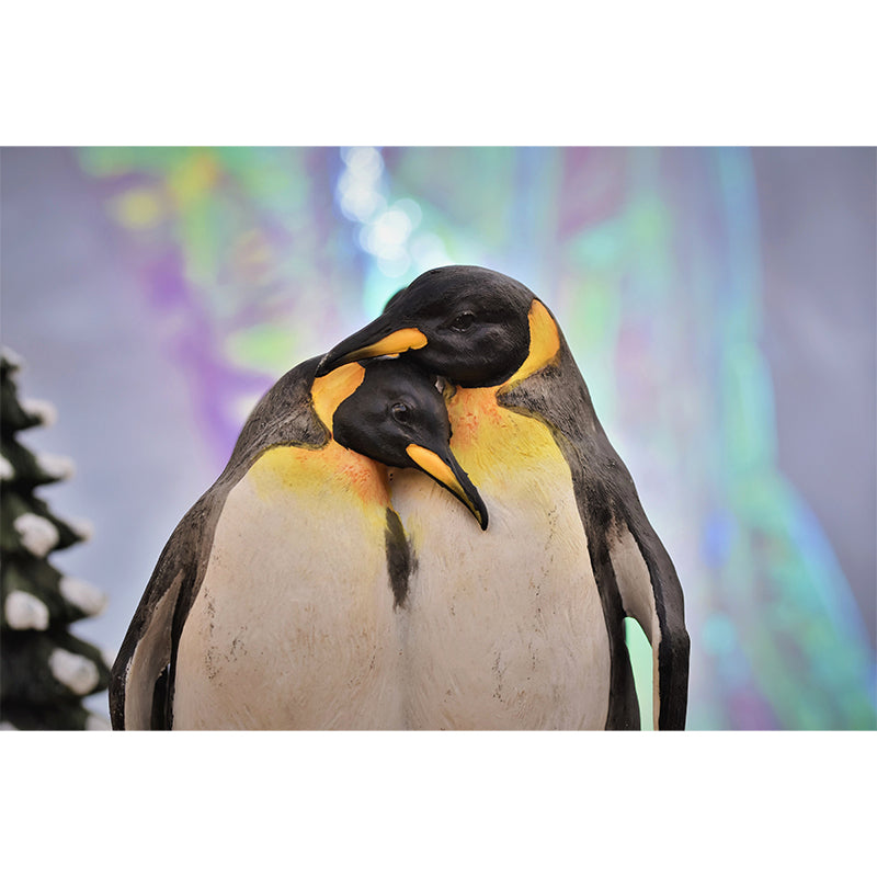 Penguin Animal Mural Wallpaper Contemporary Wall Covering for Sitting Room