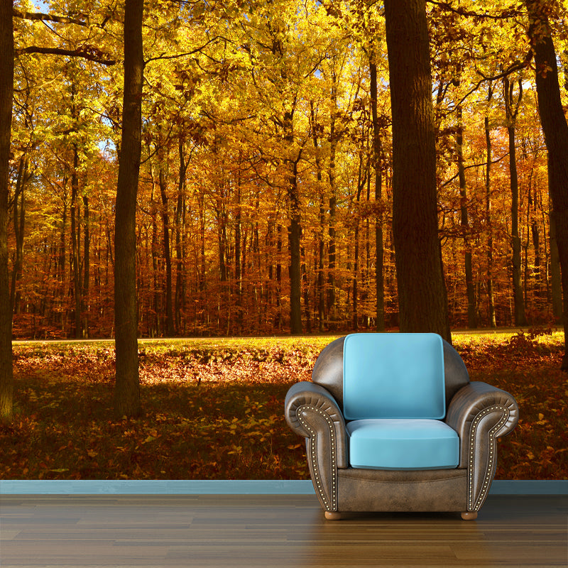 Modern Forest Scenery Mural for Sitting Room Home Decoration, Moisture-Resistant