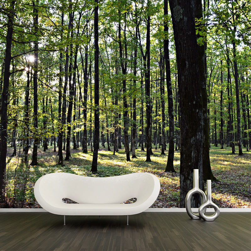 Modern Forest Scenery Mural for Sitting Room Home Decoration, Moisture-Resistant