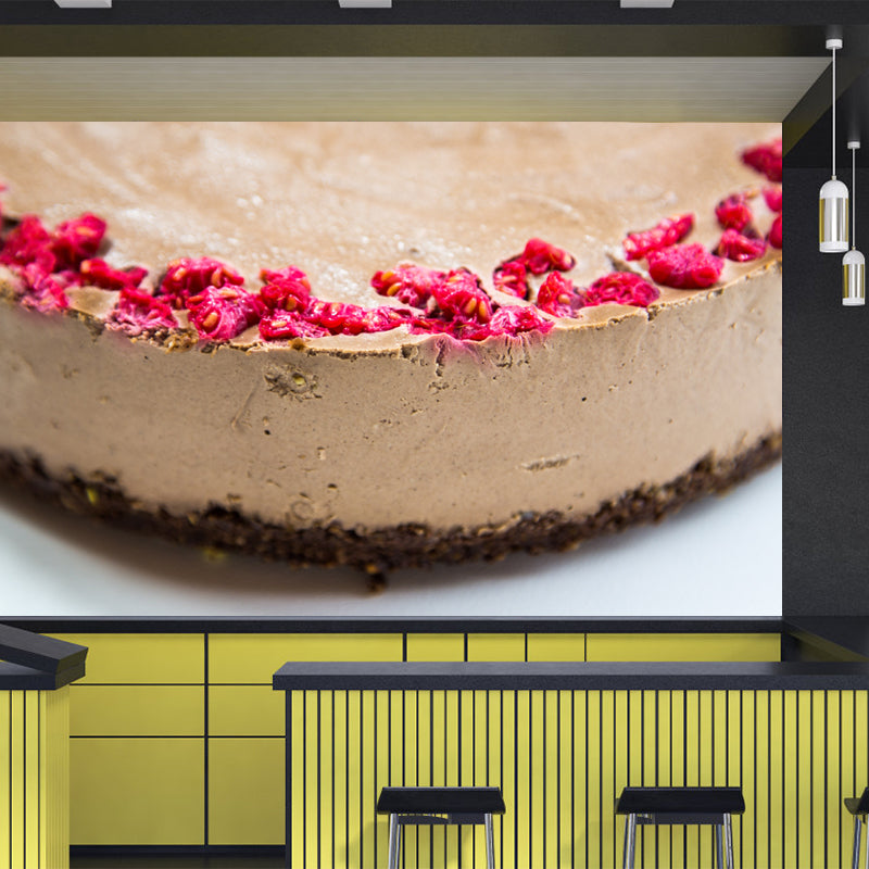 Minimalism Style Cake Dessert Mural for Dessert Shop Baking Shop, Waterproofing