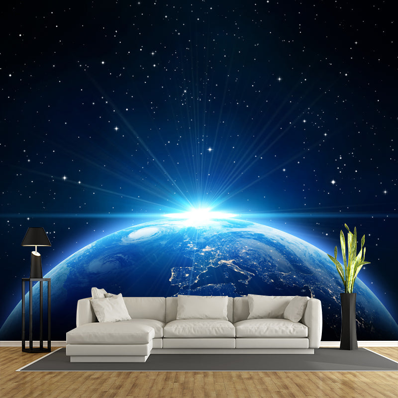 Universe Photo Wall Mural for Sleeping Room Gust Room Water Resistant, Custom Size Available