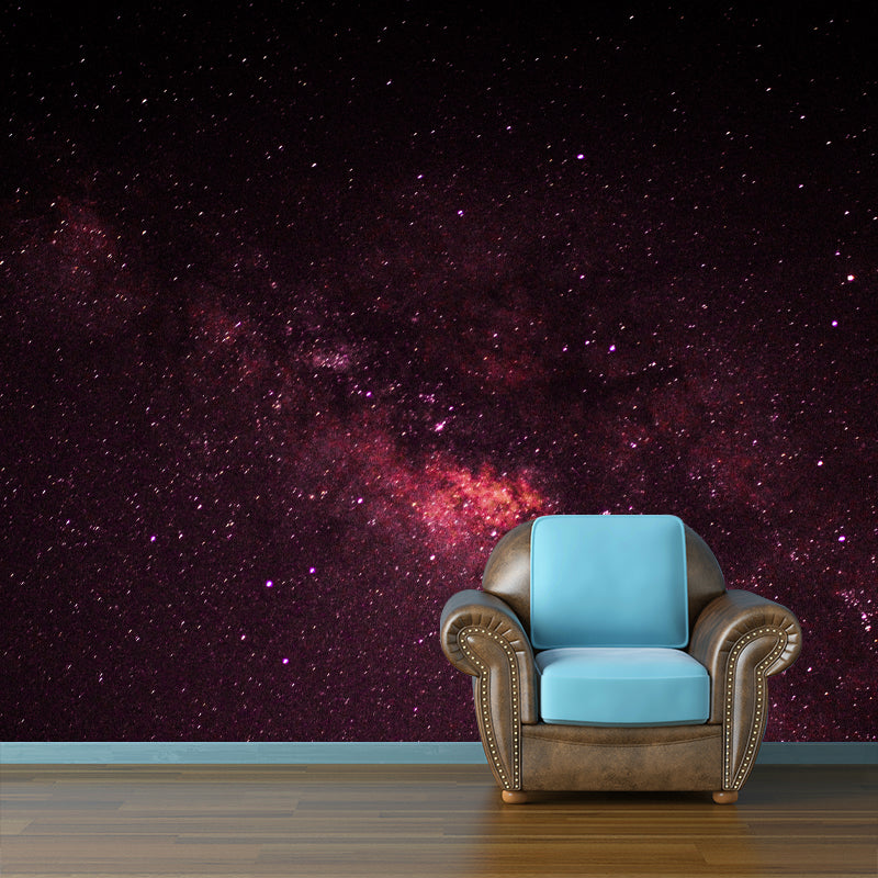 Universe Photo Wall Mural for Sleeping Room Gust Room Water Resistant, Custom Size Available