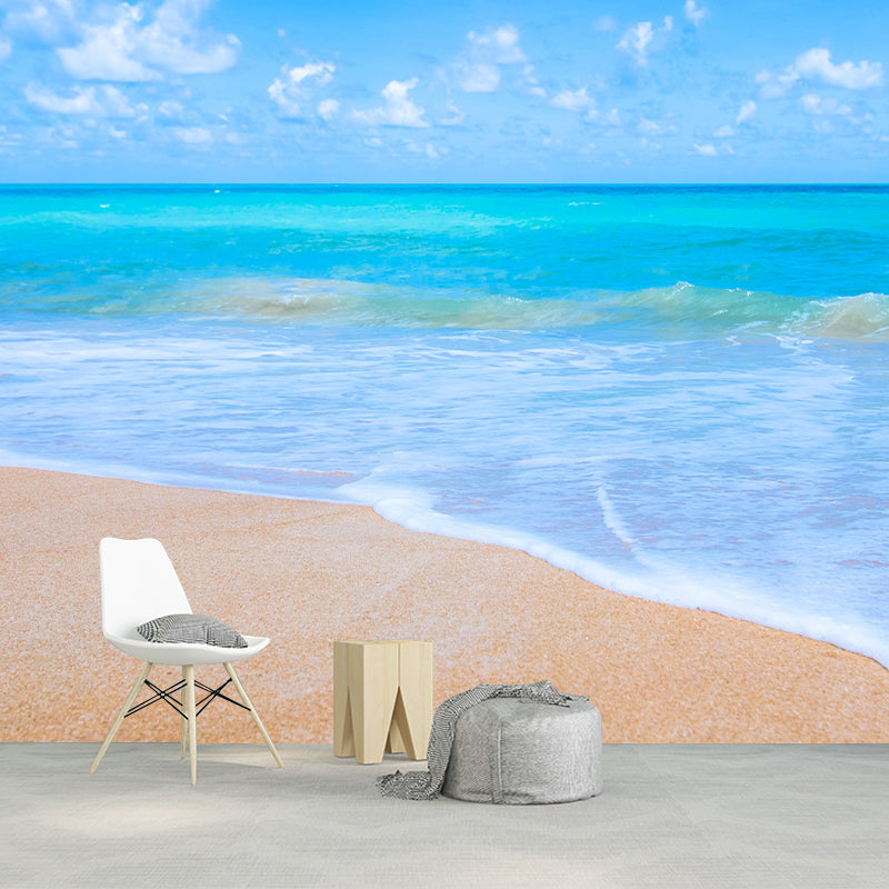 Beautiful Sea Mural Mildew Resistant for Living Room Decoration