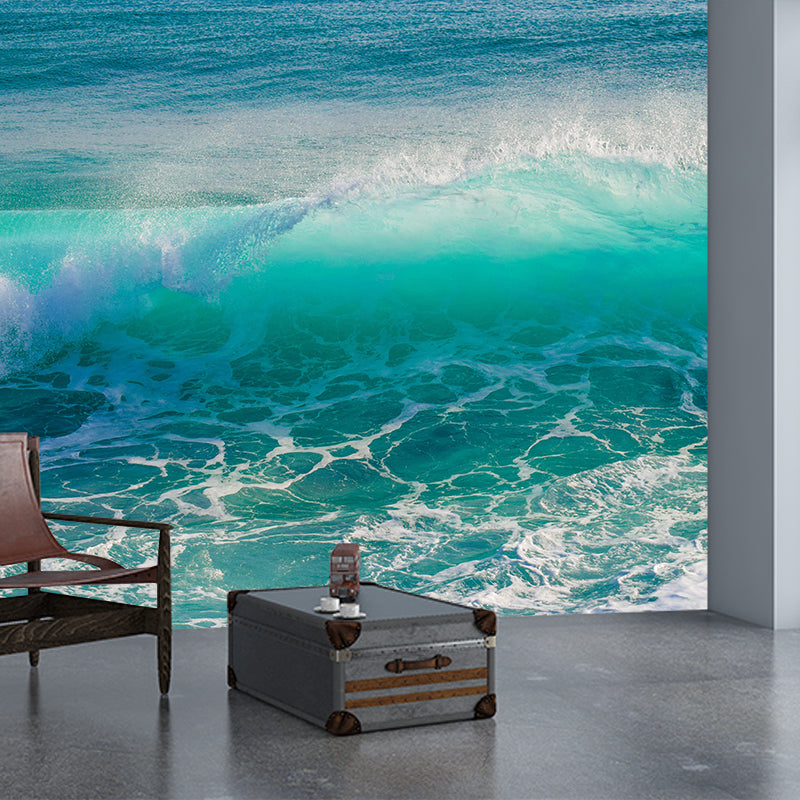 Beautiful Sea Mural Mildew Resistant for Living Room Decoration